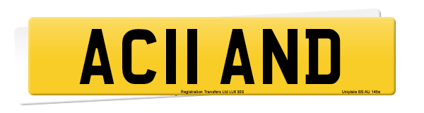 Registration number AC11 AND